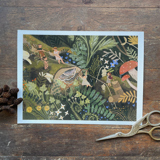 Woodland dwellers Art Print