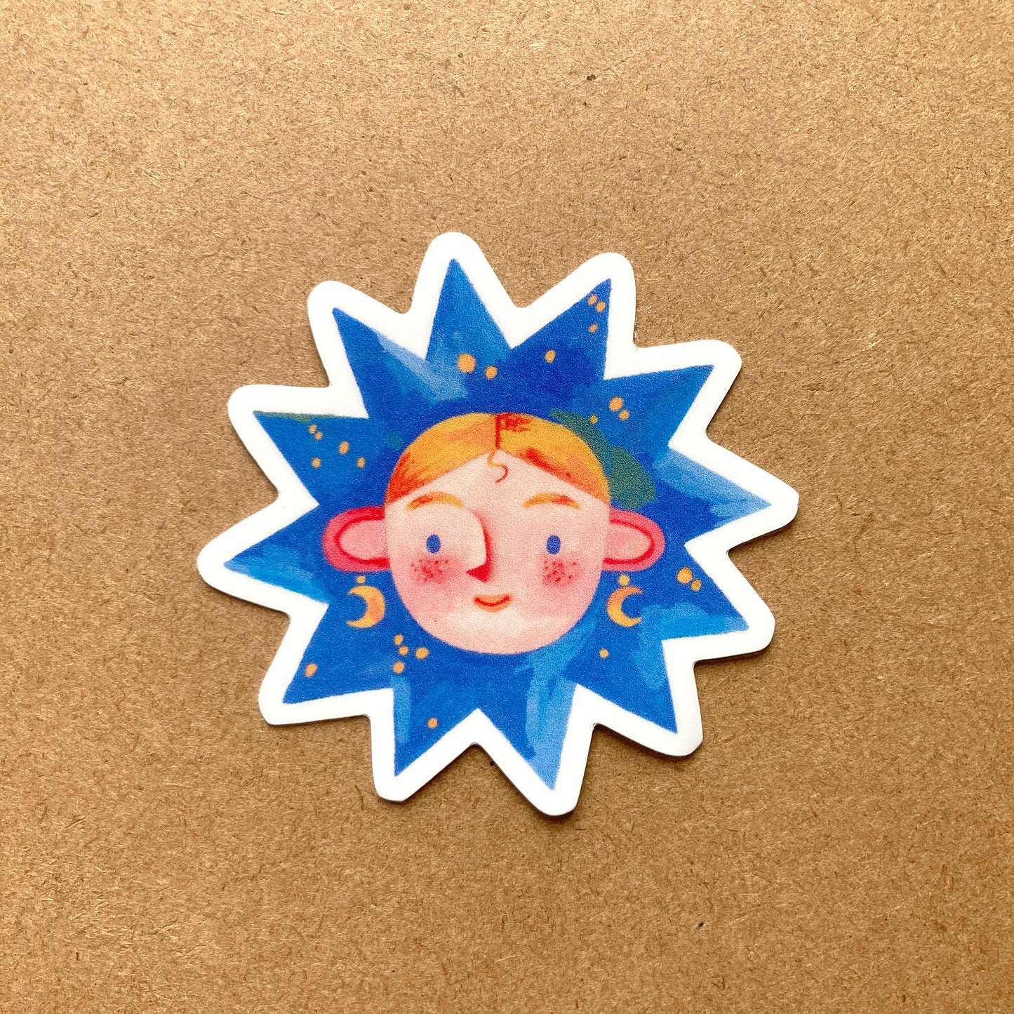 Star lady sticker