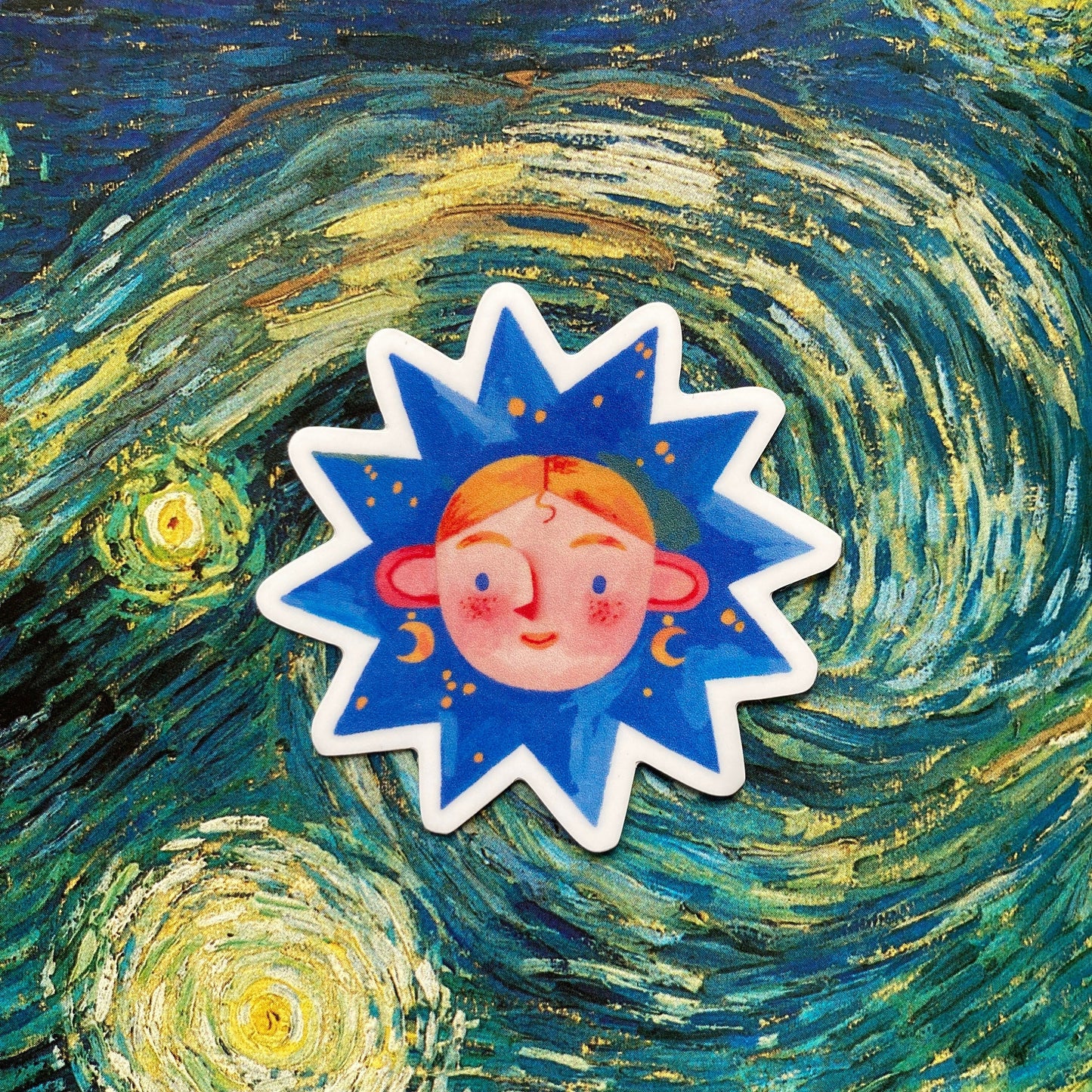 Star lady sticker