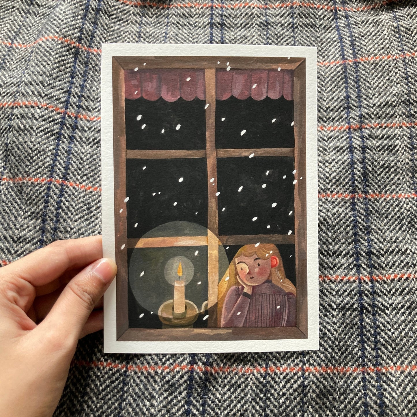 First snow Art Print