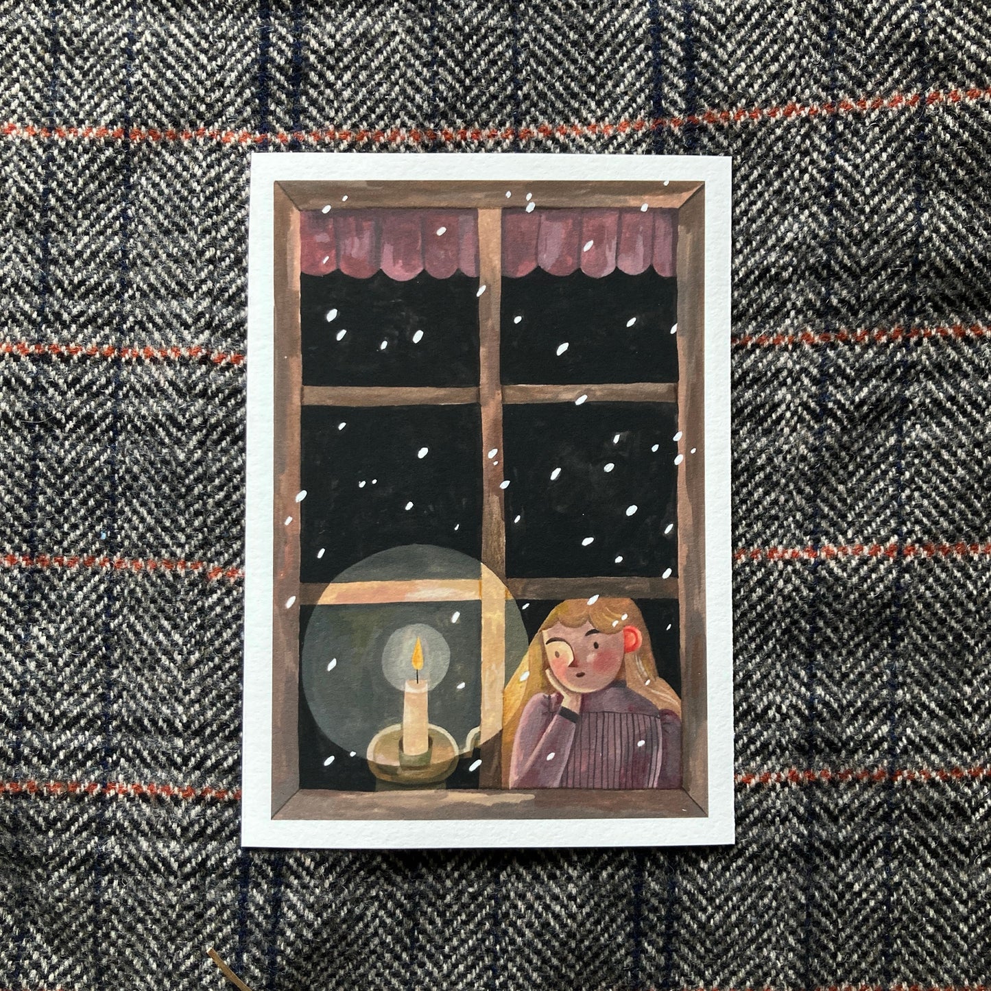 First snow Art Print