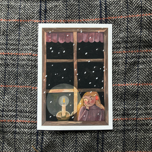 First snow Art Print